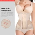 thumbnail image 4 of Waist Trainer for Women Trimmer Belt Latex Corset Cincher Body Shaper, 4 of 7