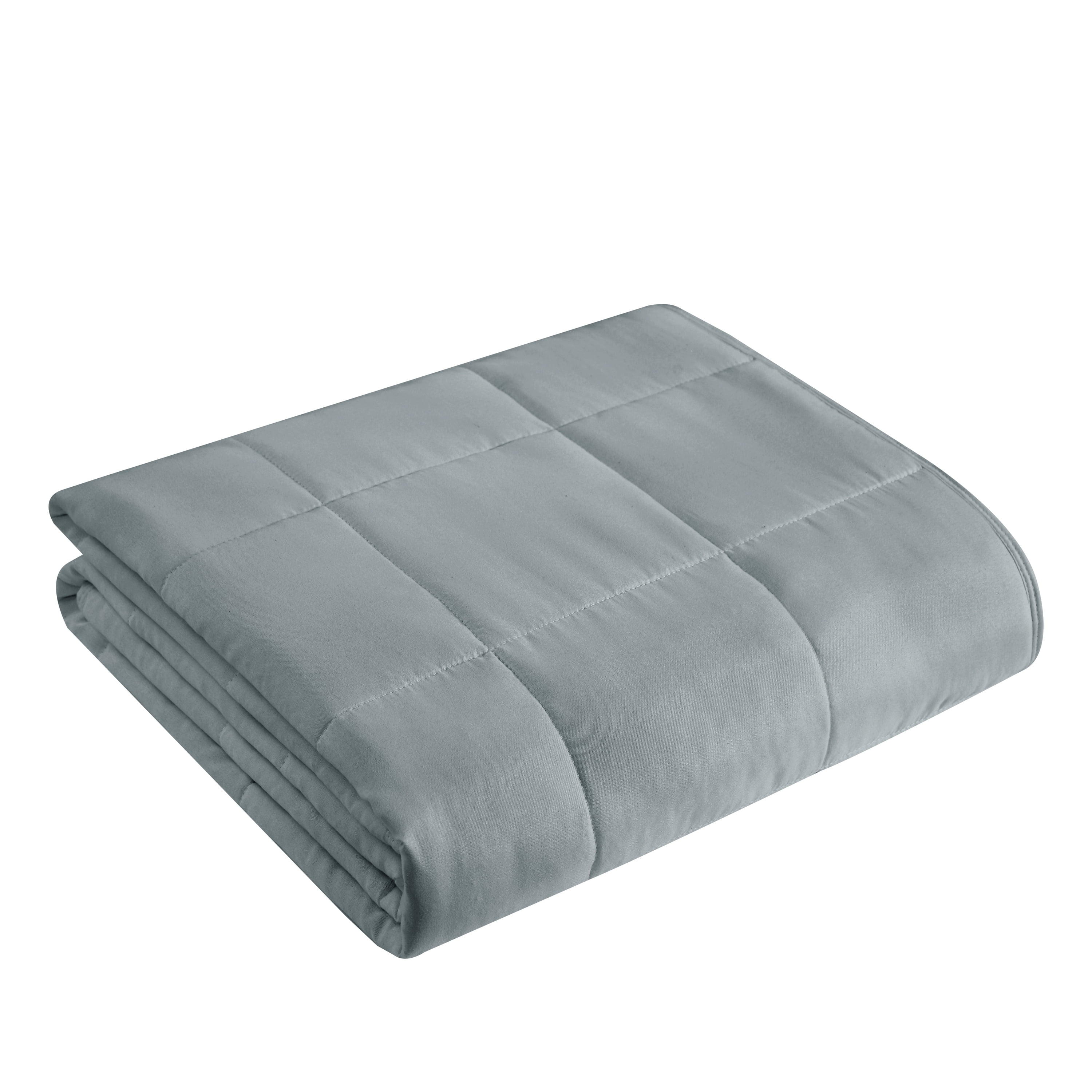 Well Being Cooling Weighted Blanket Featuring Coolmax Technology, Grey