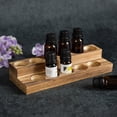 thumbnail image 3 of Expositor de aceites esenciales MyGift Burnt Wood, 2 niveles, 11 botellas, 3 of 7
