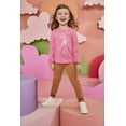 thumbnail image 3 of Garanimals Toddler Girl Solid French Terry Jeggings, Sizes 18M-5T, 3 of 5