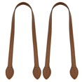 thumbnail image 1 of 2pcs Imitation Leather Bag Handles Durable Handbag Strap Replacing Bag Belt for Women Yellow Brown, 1 of 3
