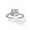 Round/10k White Gold, variant on Round Oval or Pear Cubic Zirconia Solitaire Engagement Ring 2 TCW in Solid 10k Yellow or White Gold