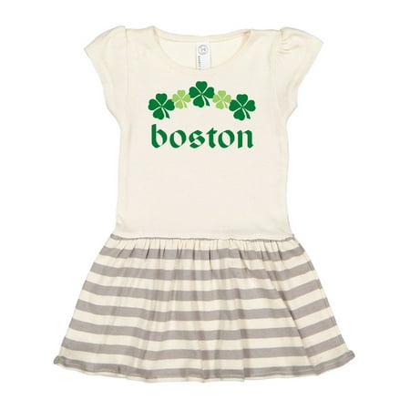

Inktastic Boston Irish Gift Toddler Girl Dress