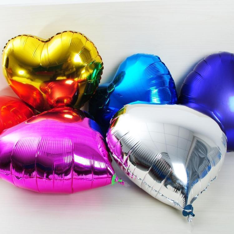 30 Giant Foil Balloon Jumbo Heart Shape Love Bride Wedding