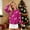 Hot Pink, variant on BXJX Girls Christmas Sweaters Size 10-12, Knit Fall Winter Crew Neck Cute Pullover Xmas Tops