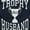Navy, variant on Trophy Husband No. 1 Hubby Award Men's Graphic T Shirt Tees Brisco Brands L