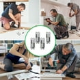thumbnail image 3 of LABSERRON 4Pcs Small Hinges with Screws for Steel Door Frames 5.9X2CM, 3 of 8