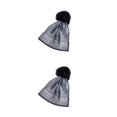 thumbnail image 1 of Sonducket Gorras de moda de de punto con brillo metálico de invierno, sombreros de otoño, accesorios para bolas de pelo con pompón, ciclismo Type1 NO1 Sonducket CBP258104, 1 of 6
