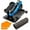Flexstride Blue, variant on LifePro Under Desk Elliptical Machine with Red Light Option – Seated Pedal Exerciser for Seniors & Adults, Quiet Portable Leg Exercise Machine for Home & Office - Blue