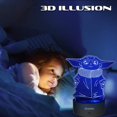 thumbnail image 4 of Star Wars Gift 3d Illusion Night Light, cuatro patrones y 7 colores cambiantes de decoración: regalos perfectos para fanáticos de Star Wars, niños y niñas Easter De,11 Feliz Sencillez, 4 of 5