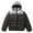 Black, variant on Teen Winter Coat for Boys Hooded Puffer Jacket Boys Color Block Jacket Zipper Long Sleeve Waterproof Boys Lightweight Jacket 13-14 Years Boy Jacket