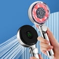 thumbnail image 2 of High Pressure Shower Head with Handheld Design Digital Temperature Display LED Indicator Water-Saving Filtered Showerhead 9.64 in x 3.54 in x 1.96 in, 2 of 6