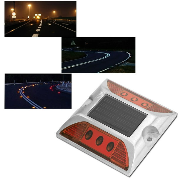Luces de carretera, luces LED de entrada de tierra de energía solar, luz de tierra de energía solar construida para profesionales