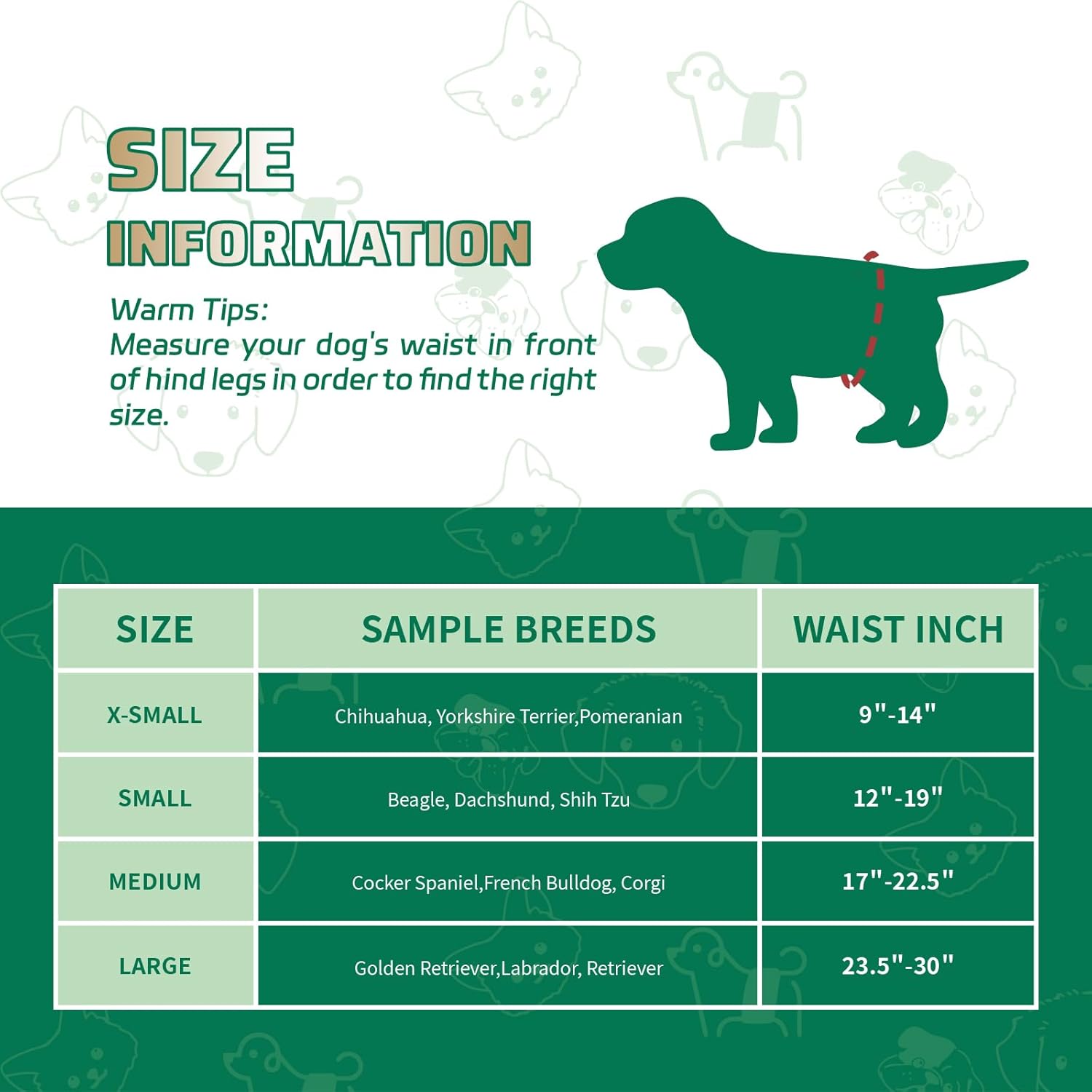Dog Diapers Male Small 50 Ct, Male Dog Diapers Disposable with Wetness Indicator, Adjustable Puppy Diapers Male, Flashdry Gel Technology, Male Dog Wraps for Incontinence & Marking