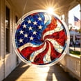 thumbnail image 6 of QuanTara Acrylic Puzzle Suncatcher 83-Piece DIY Horse Stained Glass Window Hanging 7.4in Round Sun Catchers for Home Garden Boho Wall Art Decor, 6 of 9