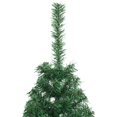 thumbnail image 6 of vidaXL Christmas Tree Decoration Artificial Half-Circle Tree with Stand PVC, 6 of 7