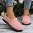 thumbnail image 2 of Comfortable Women’s Winter Moccasins Plus Velvet Warm Round Toe Slip-On Casual Low-Top Shoes for Indoor and Outdoor Use, 2 of 9