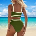 thumbnail image 2 of Swimsuits Women Two-Piece No wire High Waisted And Plain Bikini Sets for Women Sexy Beach Wear, 2 of 5