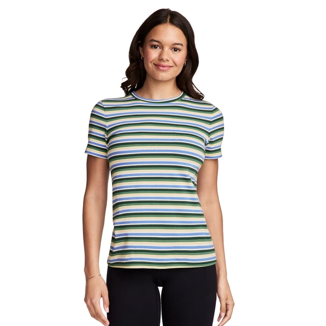 Jockey T-Shirt à Manches Courtes Extensible en Coton Biologique pour Femmes