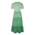 thumbnail image 5 of Mefallenssiah Robe Imprimée à Manches Courtes et Col Rond pour Femmes, 5 of 5