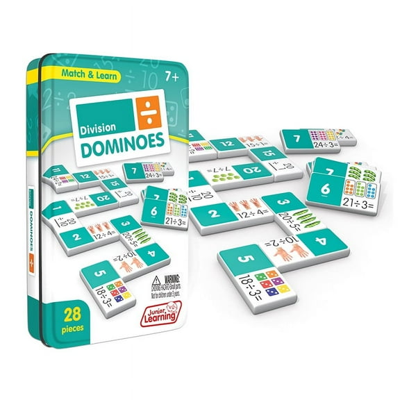 Division Match & Learn Dominoes | Bundle of 2 Each