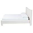 thumbnail image 2 of Baxton Studio Laria Modern White Teddy-Bear Fabric King Size Platform Bed, 2 of 6