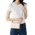 thumbnail image 2 of kate spade handbag for women Leila small flap crossbody bag, Light sand, 2 of 5