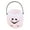 White, variant on Soumake Halloween Candy Bucket High Space Bright Colors Easy To Carry Pumpkin Shaped Gift Snack Box Festive Supplies