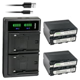 Kastar 2-Pack NP-F970 Battery and LTD2 USB… product image