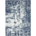 thumbnail image 2 of Luxe Weavers Hampstead Collection 49 Blue 4x5 Abstract Area Rug, 2 of 9