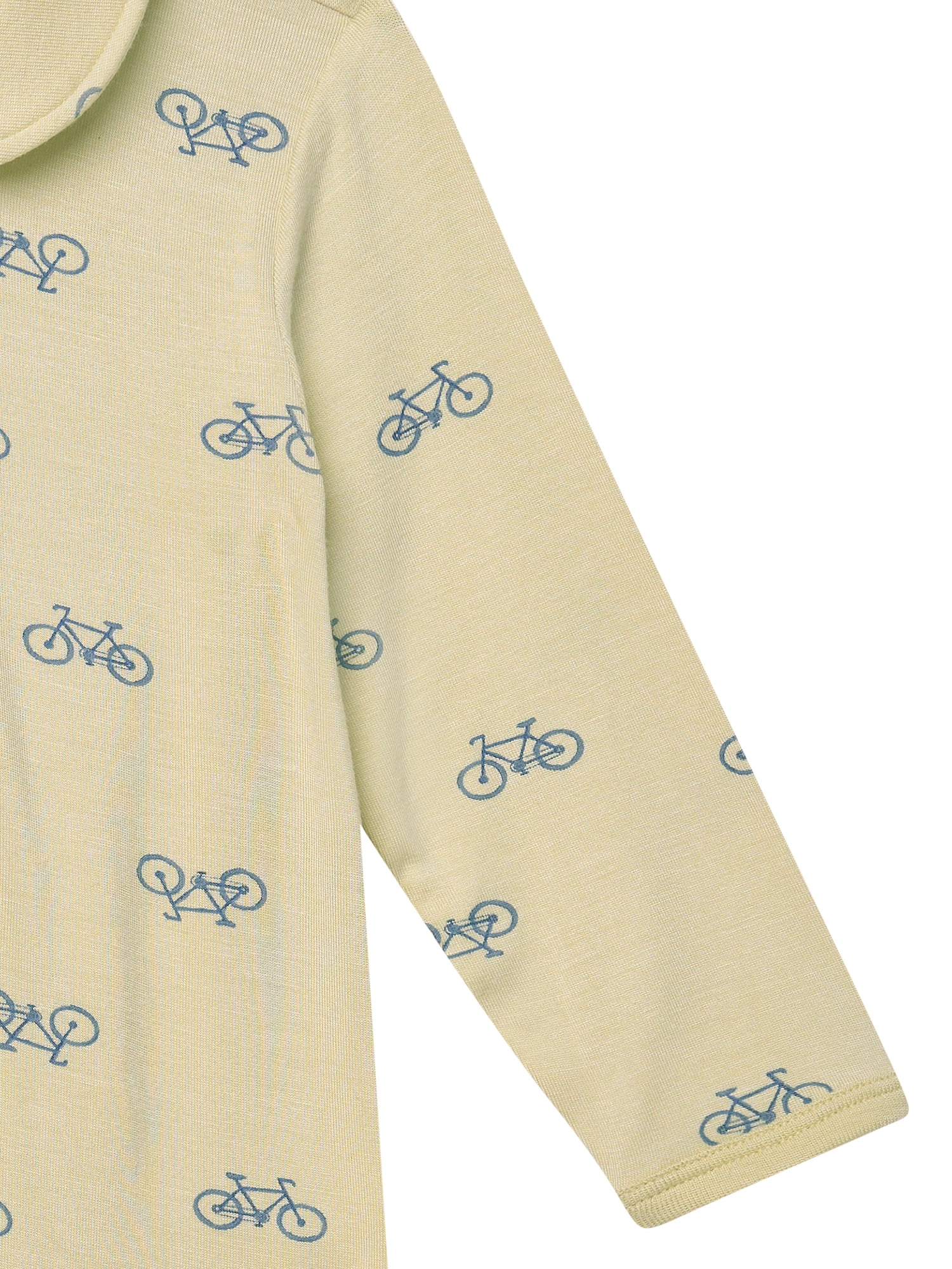 Modern Moments by Gerber Baby Boy Viscose Peter Pan Collar Two-Way Zip Sleep ´N Play Footed Pajamas, Sizes Newborn - 6/9 Months