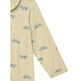 thumbnail image 2 of Modern Moments by Gerber Baby Boy Viscose Peter Pan Collar Two-Way Zip Sleep ´N Play Footed Pajamas, Sizes Newborn - 6/9 Months, 2 of 7
