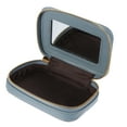 thumbnail image 4 of WORGEOUS Bolsa de almacenamiento de lápiz labial bolsa de cosméticos portátiles de cuero de vaca simple bolsa de lápiz labial con espejo, 4 of 8