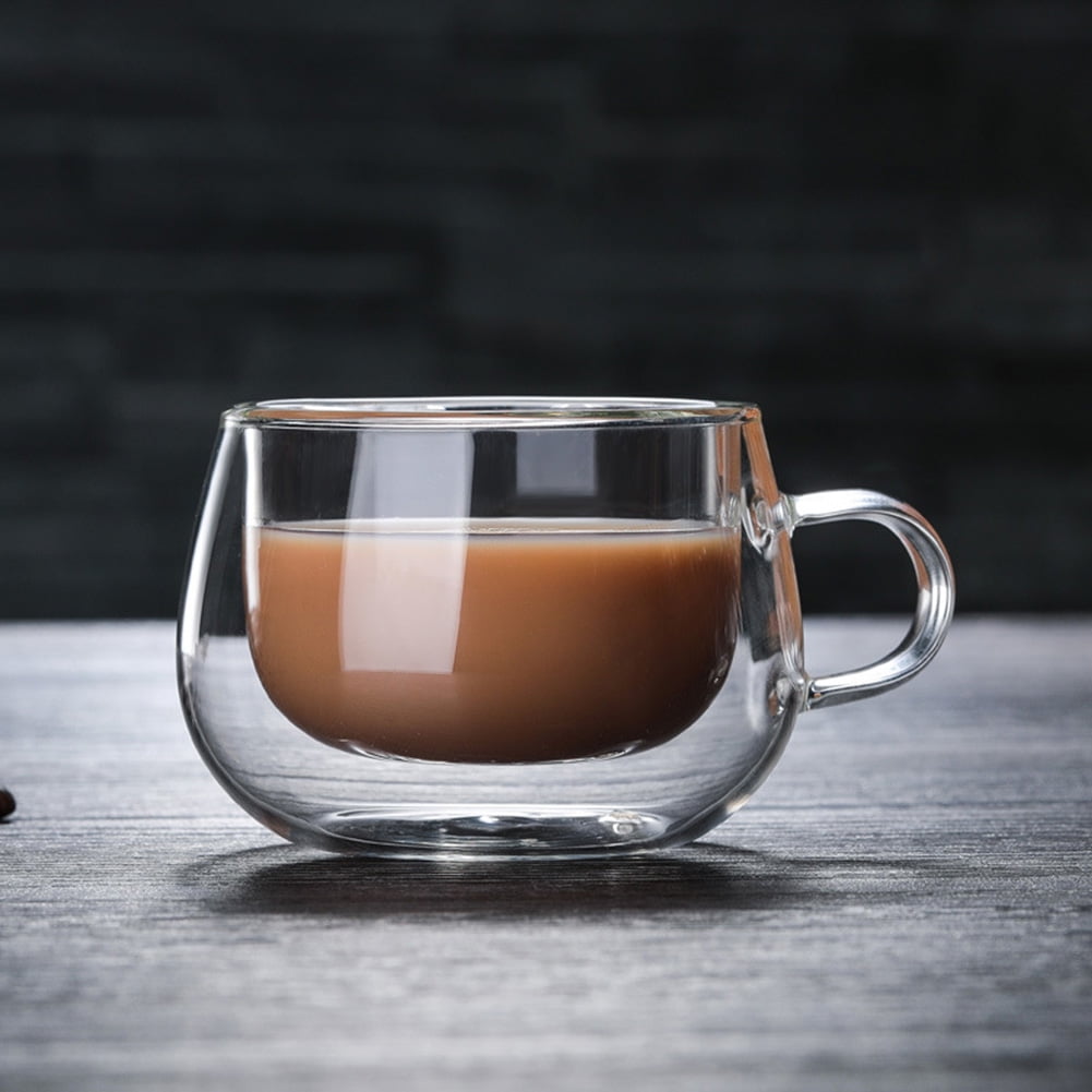thermal glass coffee mugs