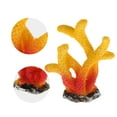 thumbnail image 4 of 1 Pcs Colorful Coral Reef Decor Mini Faux Coral Decor for Aquarium Decorations Yellow Red 4.8x5.8cm, 4 of 7