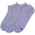 thumbnail image 3 of BambooMN Unisex Men's and Women's Athletic Sport Ankle Socks Made of Rayon from Bamboo - Lavender - 4 Pairs - Medium, 3 of 6