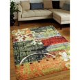 thumbnail image 1 of Get My Rugs M00043M0000A17 9 x 12 ft. Machine Woven Polypropylene Area Rug, Turkish Contemporary - Multi, 1 of 1