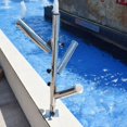 thumbnail image 3 of 3-Tube Tree Type Holder Adjustable Rack Stainless Steel Boat Rod Holder Net Rack, 3 of 13