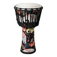 thumbnail image 1 of Instrumento Musical Djembe Drum African Goatskin Drumhead Arte Colorido Patrones 8 Pulgadas Gran Regalo para Principiantes Adultos Y, 1 of 6