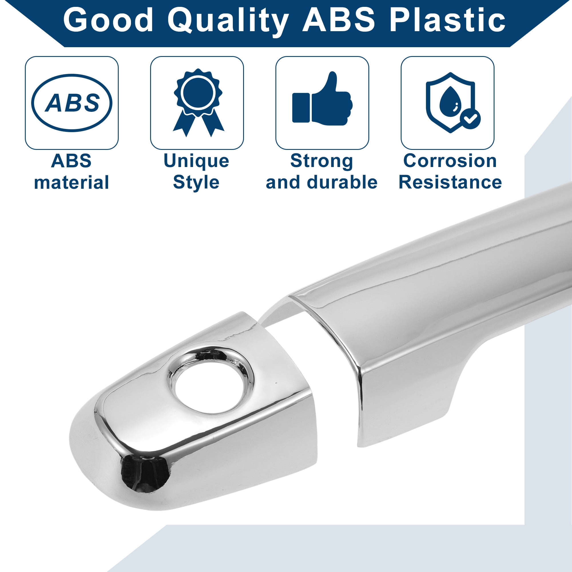 Unique Bargains Car Door Handle Cover Trim for Toyota Corolla Sedan 2003-2010
