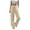Khaki(Great Pants), variant on ZHYou No Boundarie Linen Pants for Women Wide Leg Drawstring Stretchy Waist Casual Loose Fit Lightweight Trousers with Pockets,Dark Gray,Size 3XL