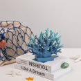 thumbnail image 4 of Estatua de coral Elegondrar 5.8 H de resina para decoración de coral azul para el hogar, 4 of 9
