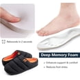 thumbnail image 6 of Ravelier Men’s Puffer Style Memory Foam House Slippers, 6 of 7