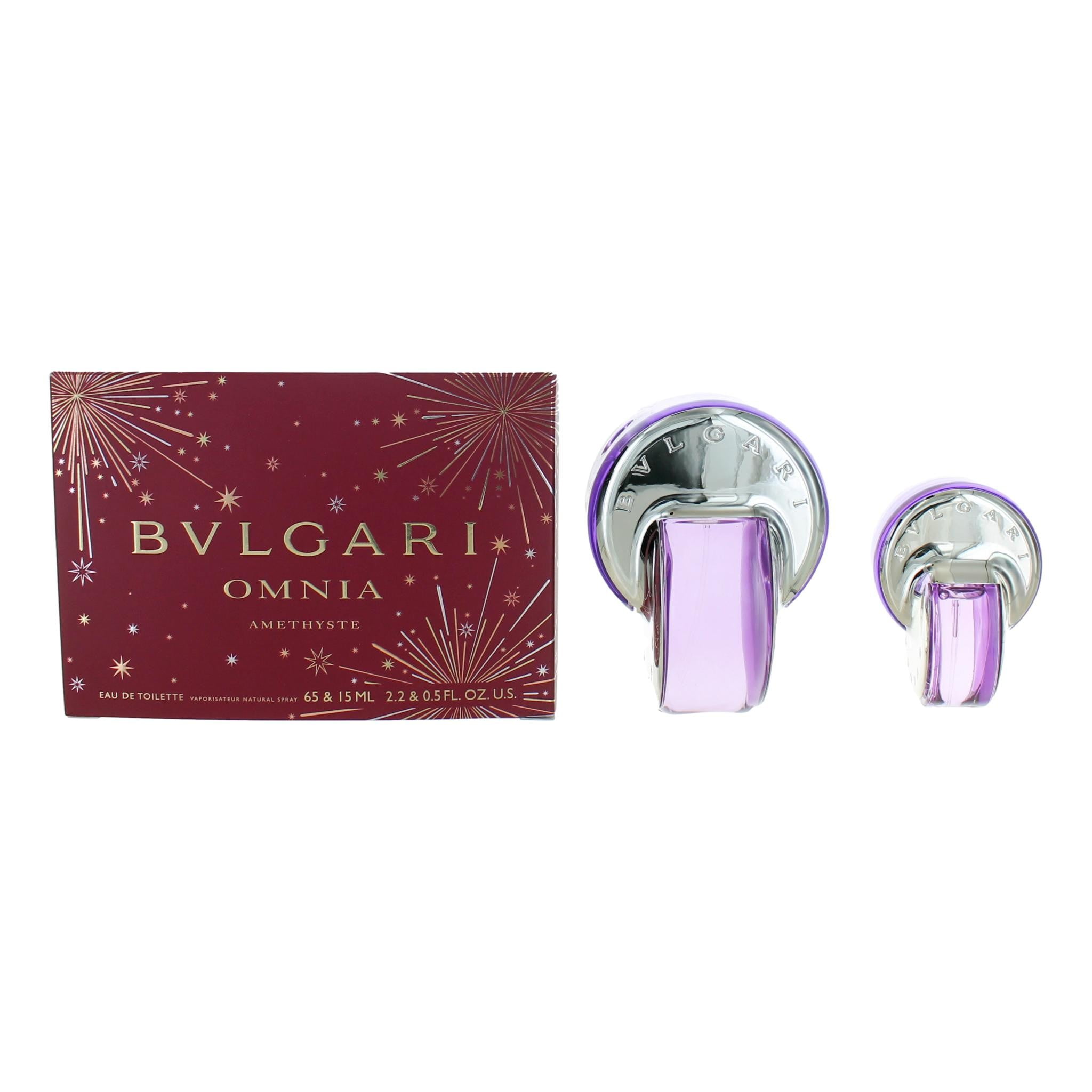 Omnia Amethyste by Bvlgari 3.4 Oz Eau De Toilette Gift Set for
