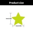 thumbnail image 5 of Sinyiin 10Pcs High Visibility Reflective Star Car Stickers Waterproof for Bikes and More, 5 of 11