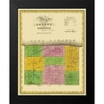 thumbnail image 2 of Burr 12x14 Black Modern Framed Museum Art Print Titled - Orleans New York - Burr 1829, 2 of 5