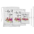 thumbnail image 3 of Darling Souvenir White Let Love Grow Wedding Favor Party Supplies&nbsp;Drawstring Pouches&nbsp;Favor Bags 15 Pieces, 3 of 5