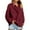 Wine#007, variant on Stichou Womens Sweatshirts Oversized Button Henley Neck Pullover Tops Casual Loose Hoodies 2025 Fall Fashion Outfits Clothes Black S