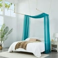 thumbnail image 2 of Warm Home Designs 55" W x 360" L Teal Bed Canopy for Extra Large Bed. BC Teal 360, 2 of 5