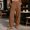 Brown wide leg lounge pants a1, variant on Cagogo Women's Wide Leg Elastic Waist Lounge Pants with Pockets Solid Casual Long Trousers Travel Beach Work Loose Fit Comfy Summer Bottoms, Black S